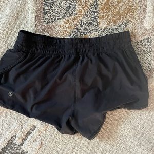 Black Lululemon shorts